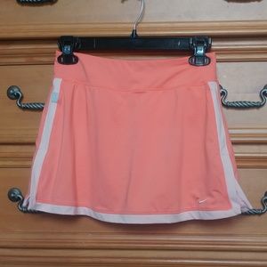 Nike Orange Tennis Athletic Skirt Small